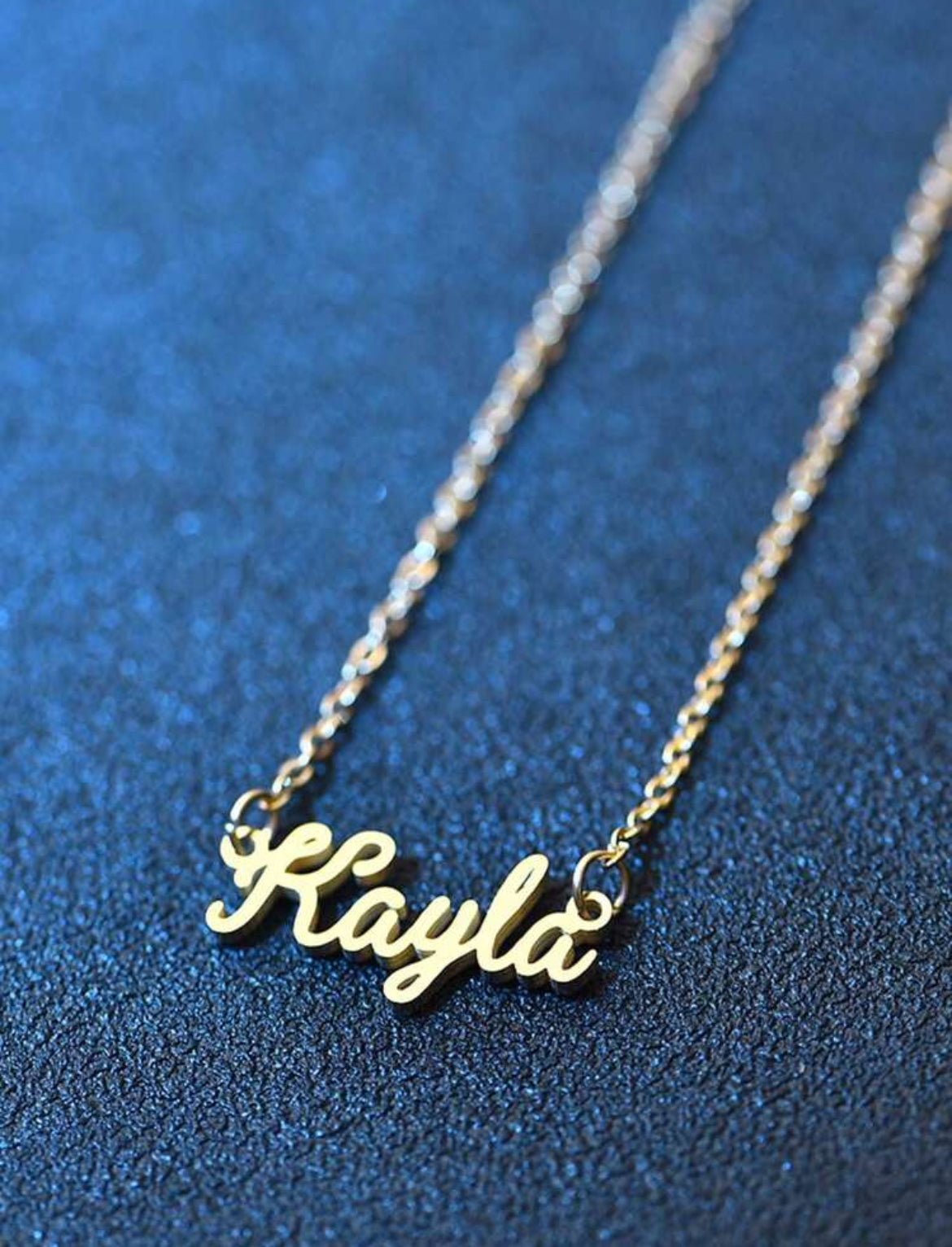 1pc Gold Personalized Simple Necklace (Read Description)