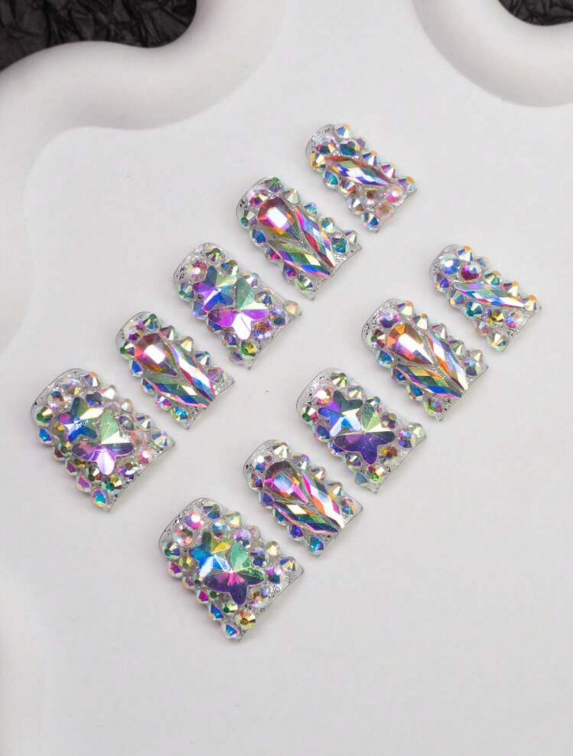 Holographic Who? 10Pcs Handmade Set