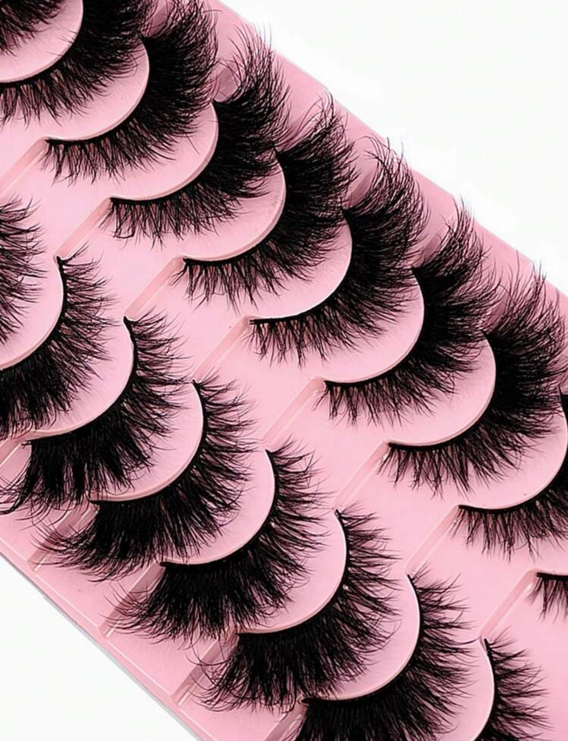 10 Pairs MinkStrip Lashes Fluffy Mink Lashes 3D
False Eyelashes