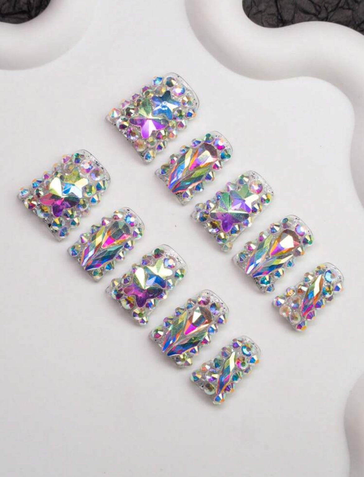 Holographic Who? 10Pcs Handmade Set