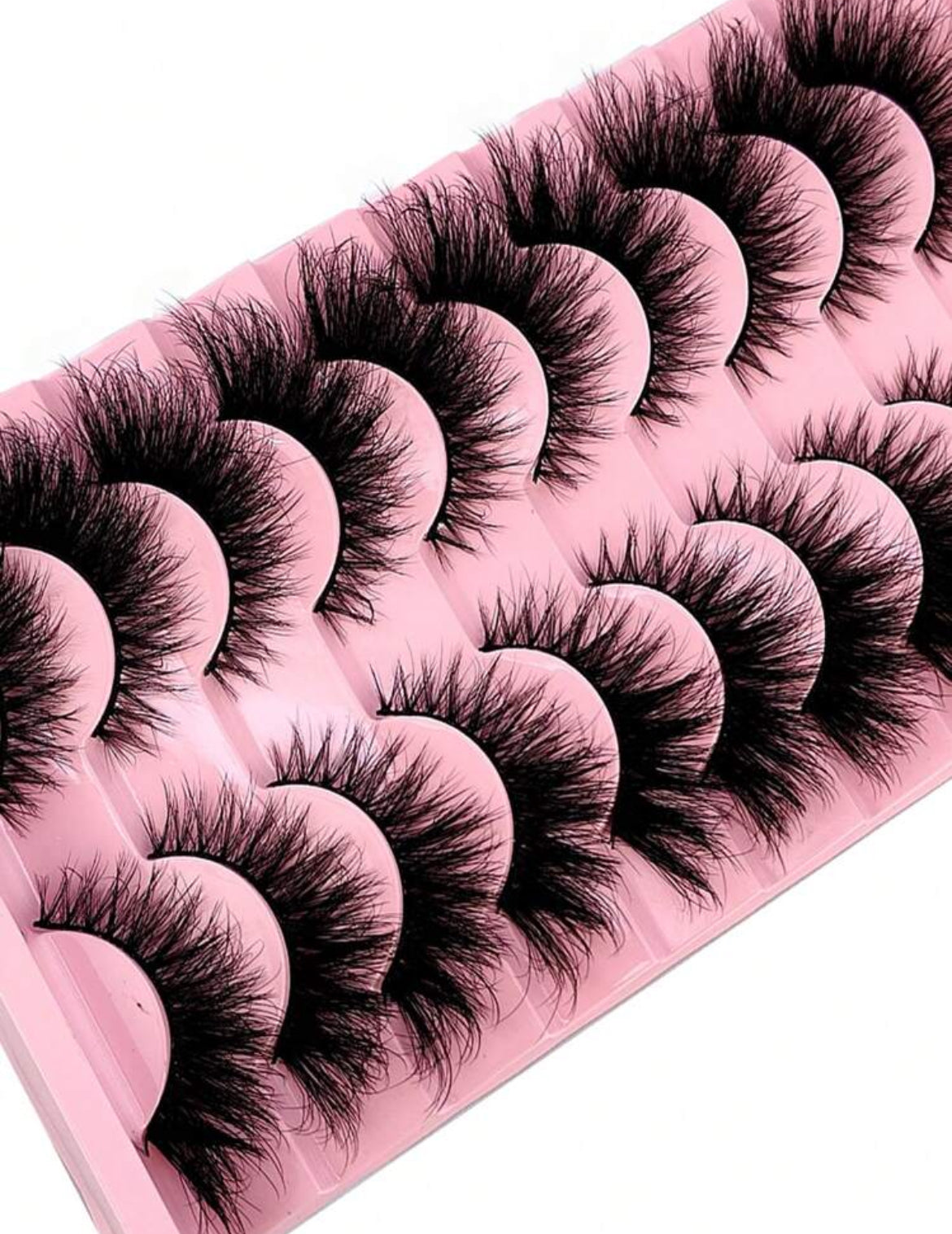 10 Pairs MinkStrip Lashes Fluffy Mink Lashes 3D
False Eyelashes