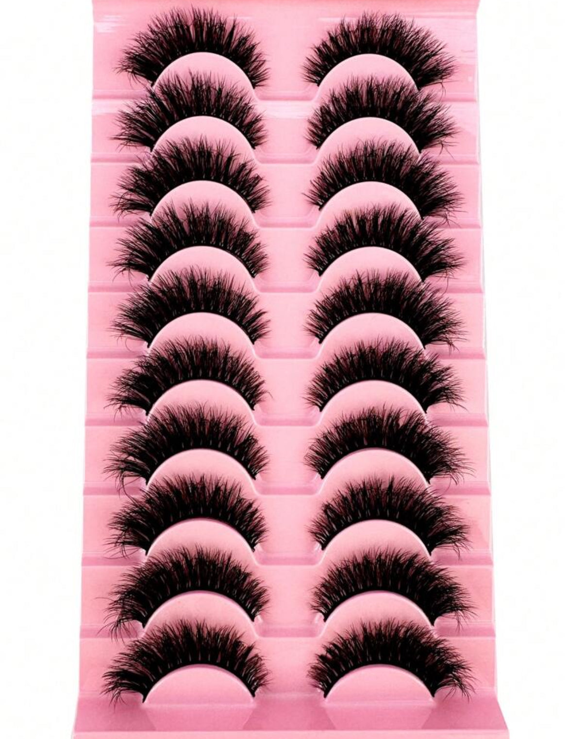 New 10 pairs natural long 3D mink false eyelashes fake Mink lashes