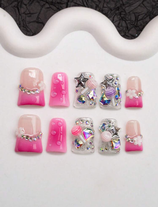 Sweet Addict 10Pcs Acrylic Handmade Set