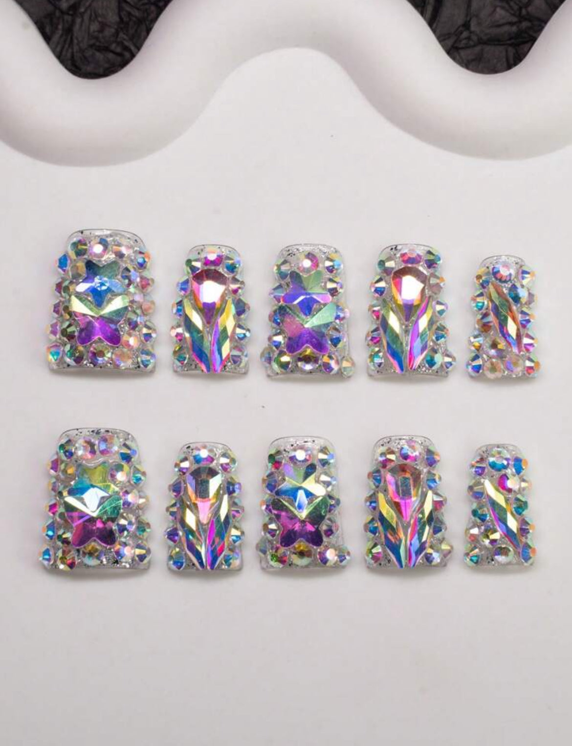 Holographic Who? 10Pcs Handmade Set