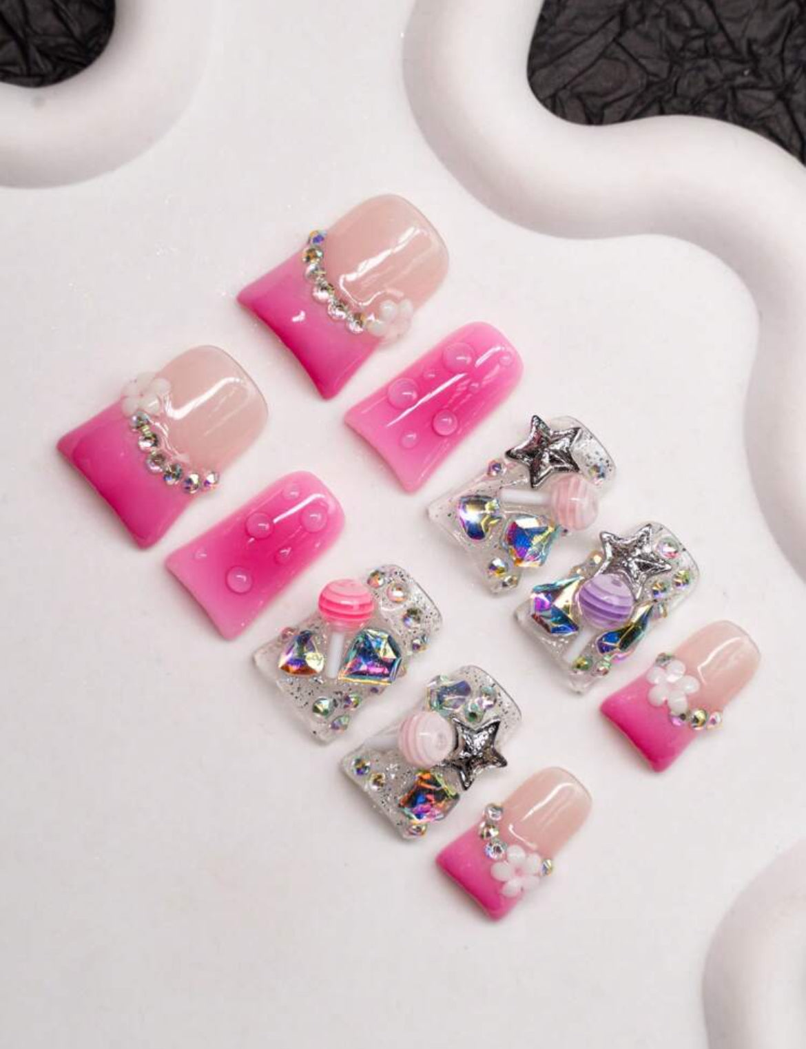 Sweet Addict 10Pcs Acrylic Handmade Set