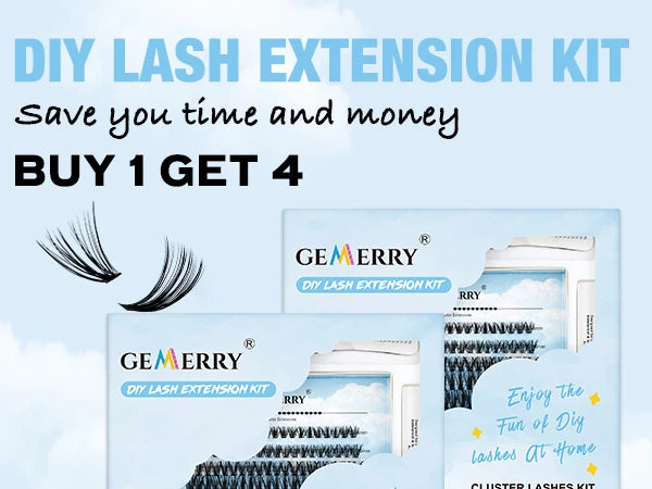 240Pcs DIY Eyelash Extension Kit With 2in1 Lash Bond&Seal