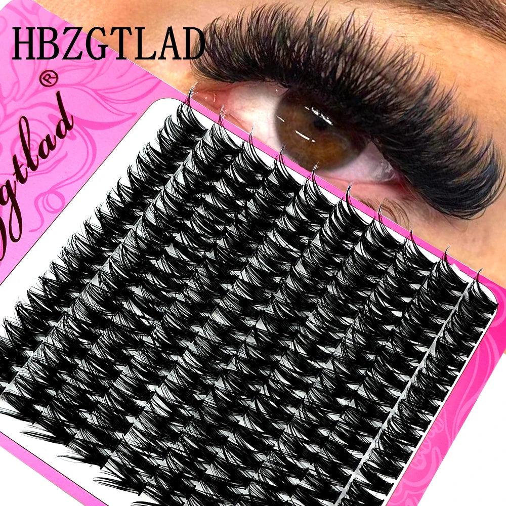 New Segmented Eyelashes Mink Eyelashes Bundles Natural