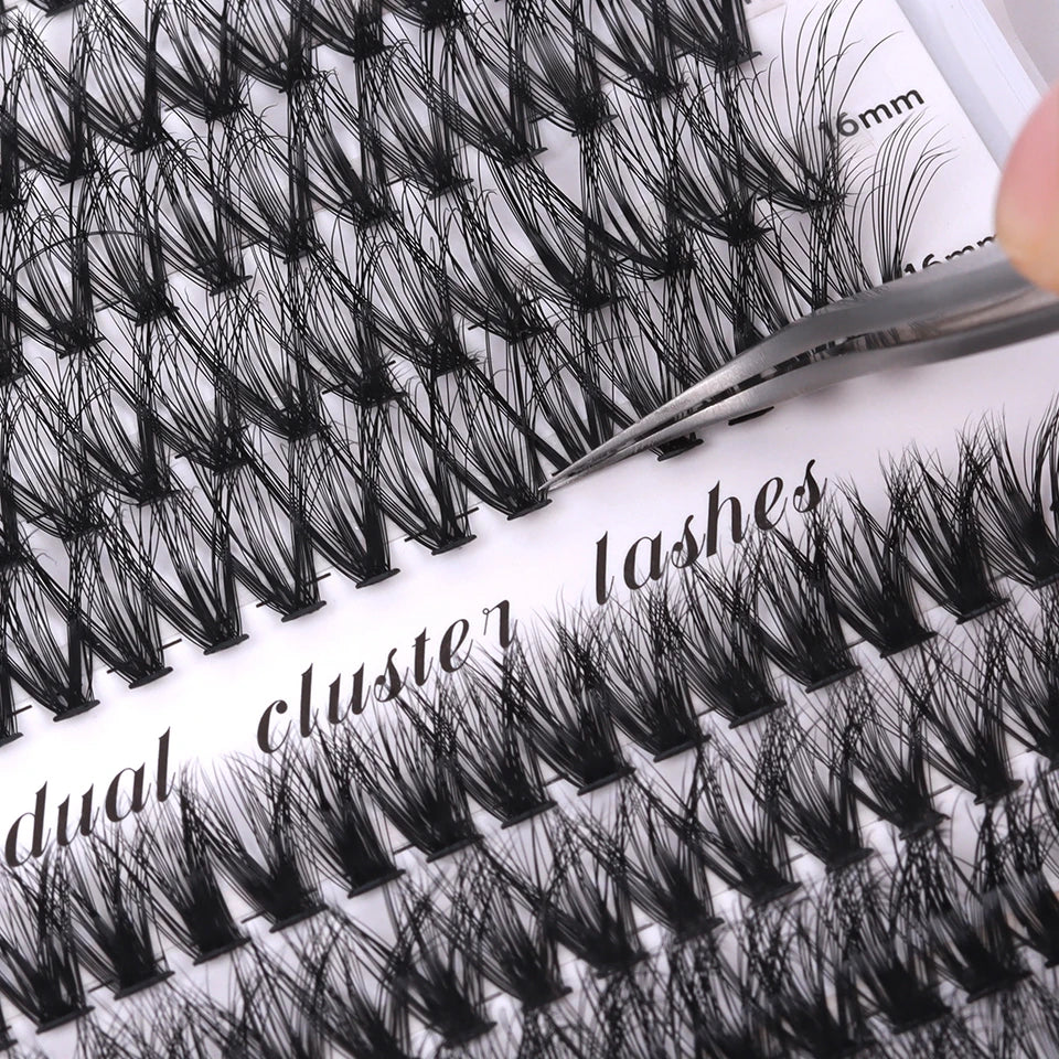 Eyelashes 240 Pcs Clusters Lash Bond and Seal Makeup tools DIY Lashes Extension kit for gluing Lashes Gluing Glue